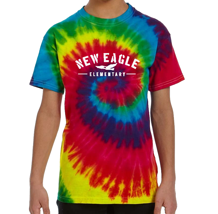 NEES Tie Dye T-shirt -REACTIVE RAINBOW