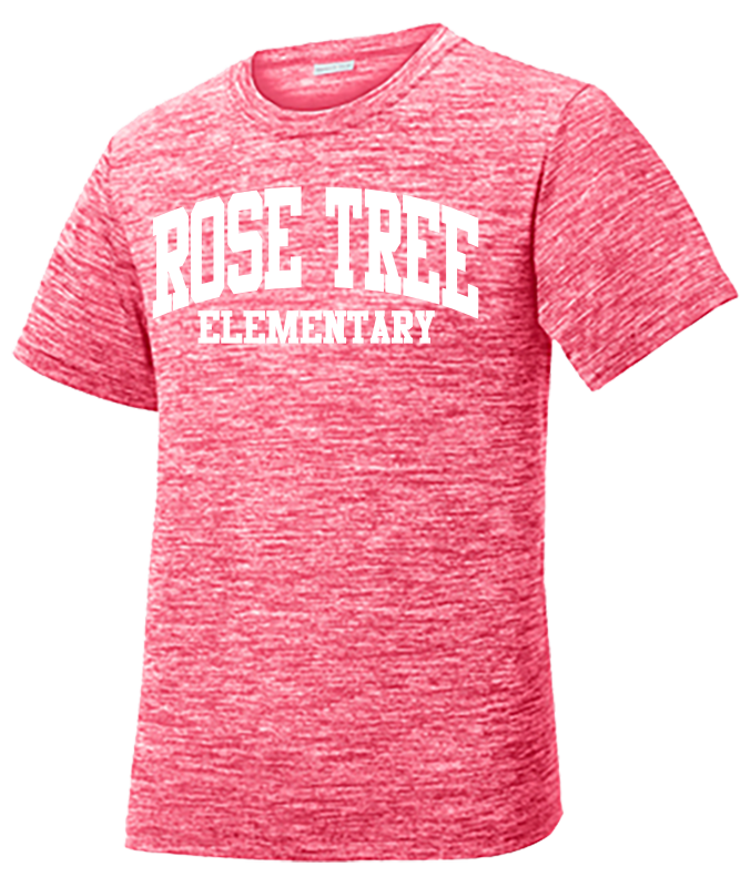 RTE PosiCharge Electric Heather Tee -DEEP ELECTRIC RED
