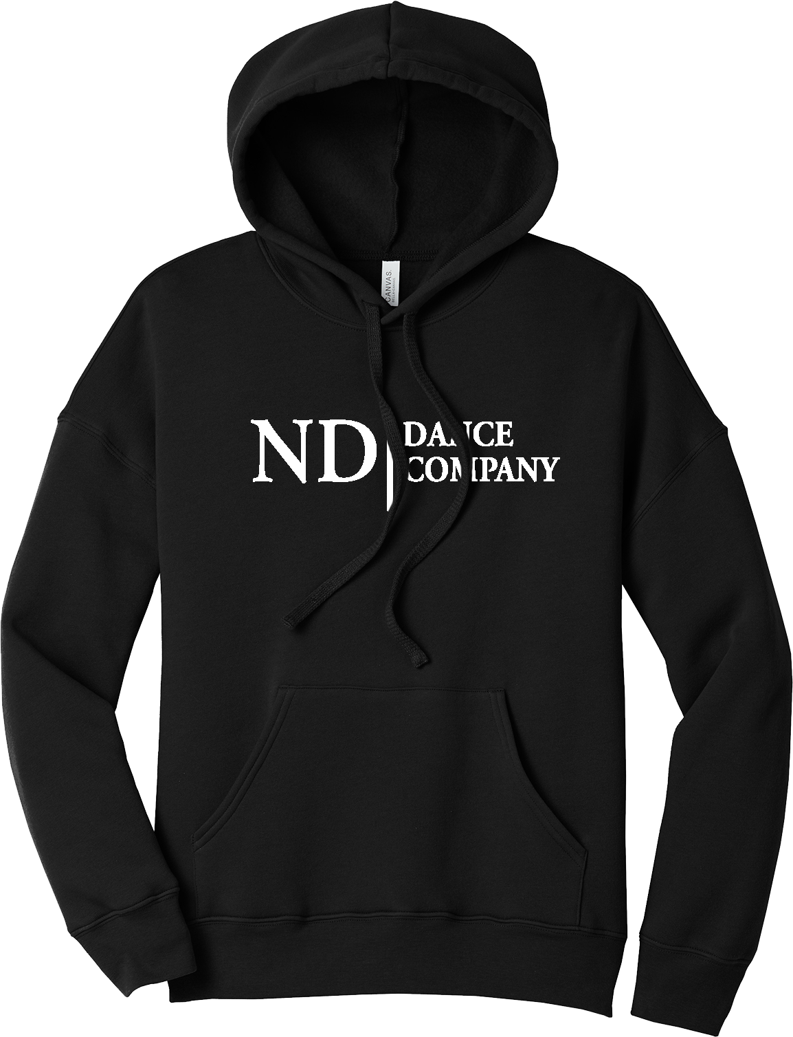 NDDC Unisex Sponge Fleece Pullover DTM Hoodie -BLACK