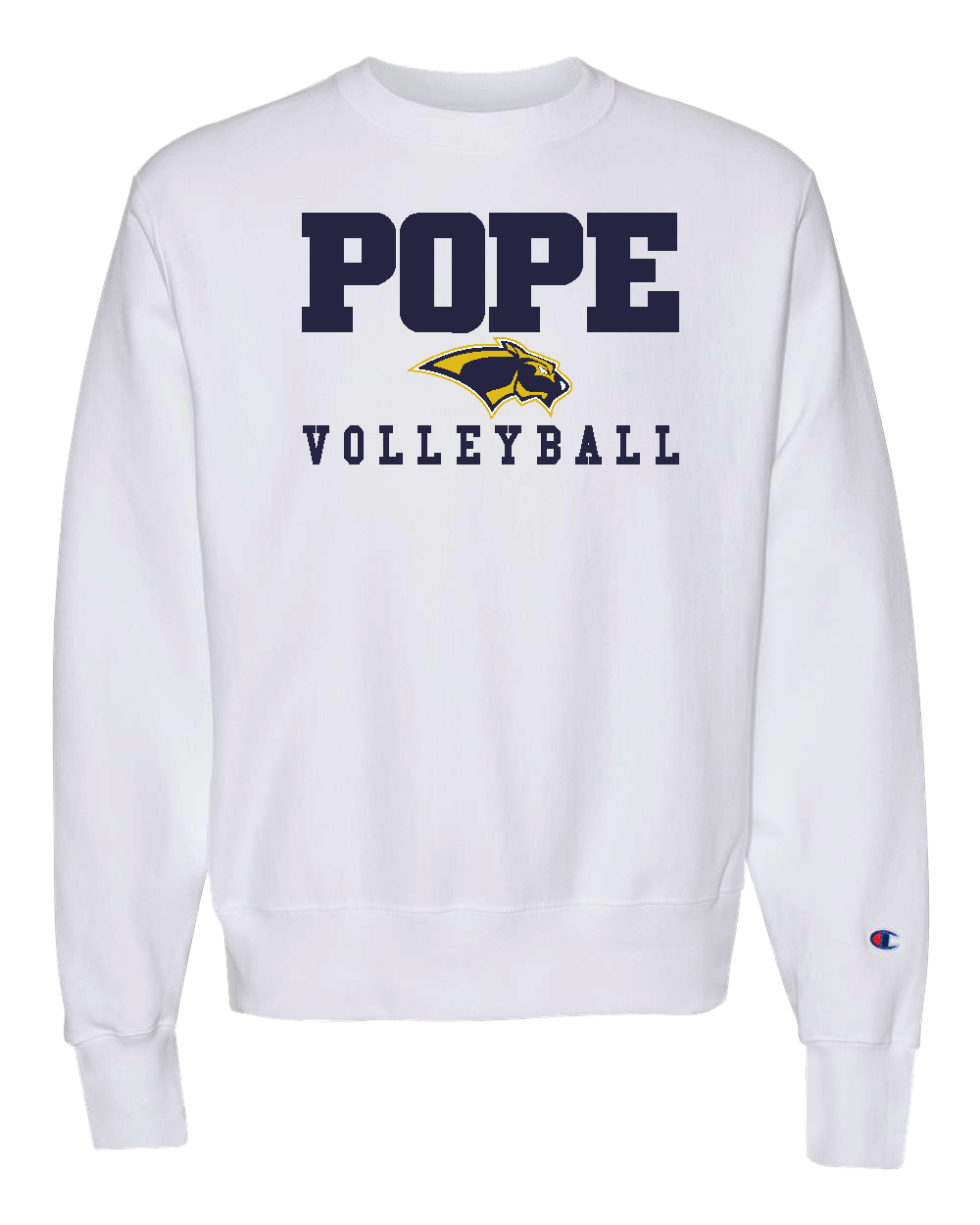 1. Pope John Paul II Volleyball Champion Crewneck Sweatshirt