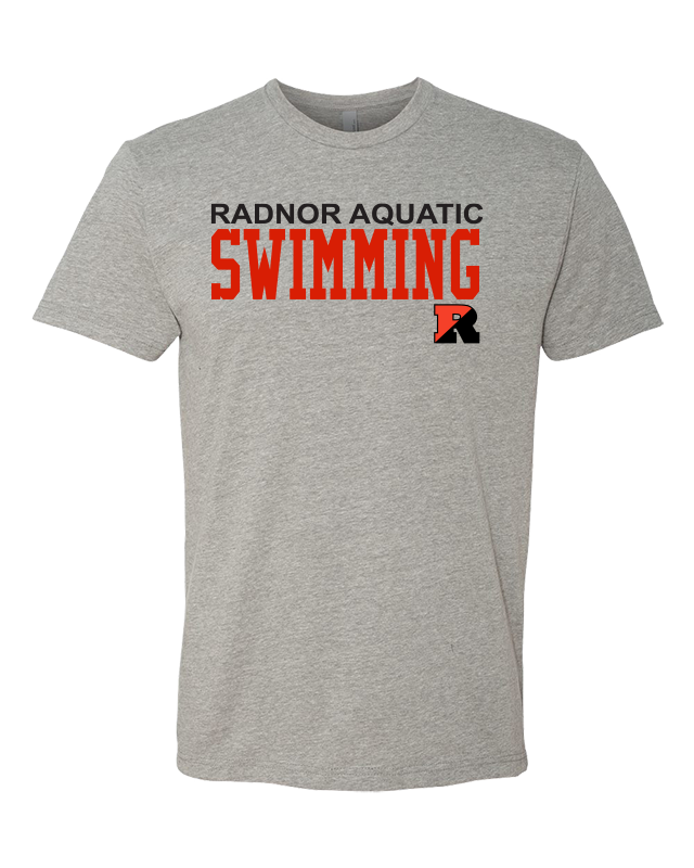 RAC Swimming T-Shirt -DARK HEATHER GREY