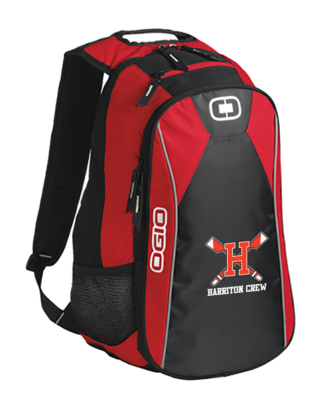 11. Harriton Crew Backpack -RED/BLACK
