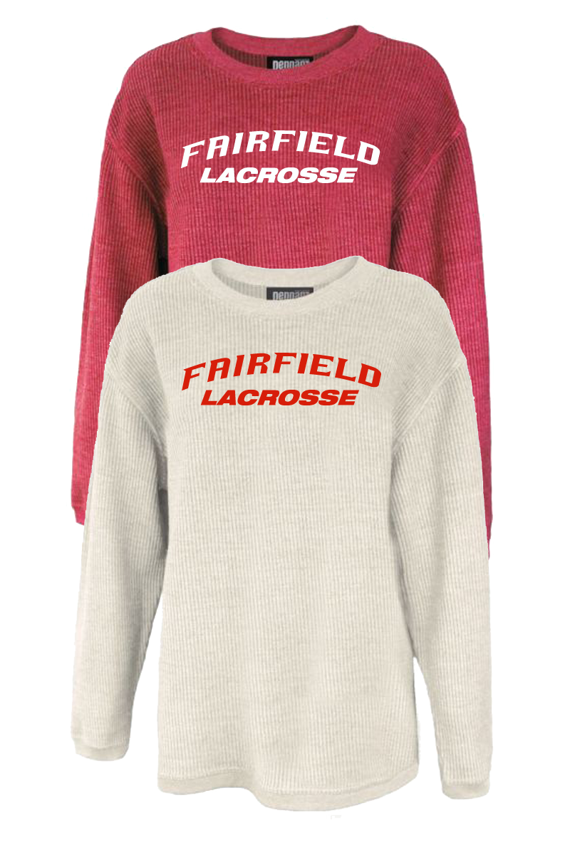 Fairfield Lacrosse Washed Cord Crew 