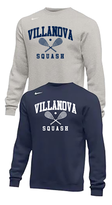 Villanova Squash Nike Crew