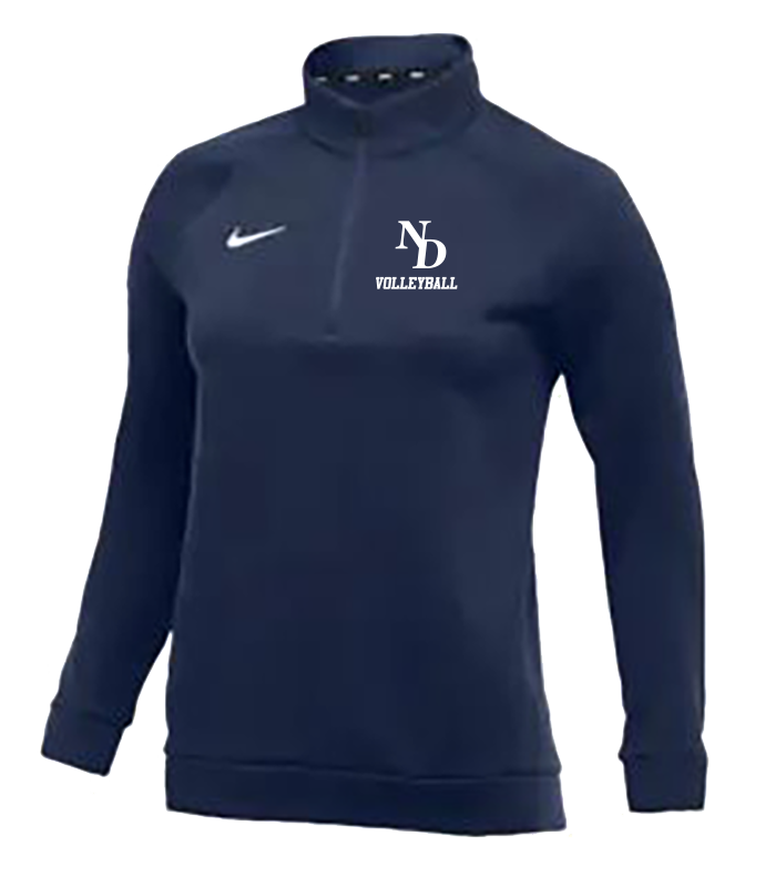 ND Volleyball Women's Nike 1/4 Zip Pullover