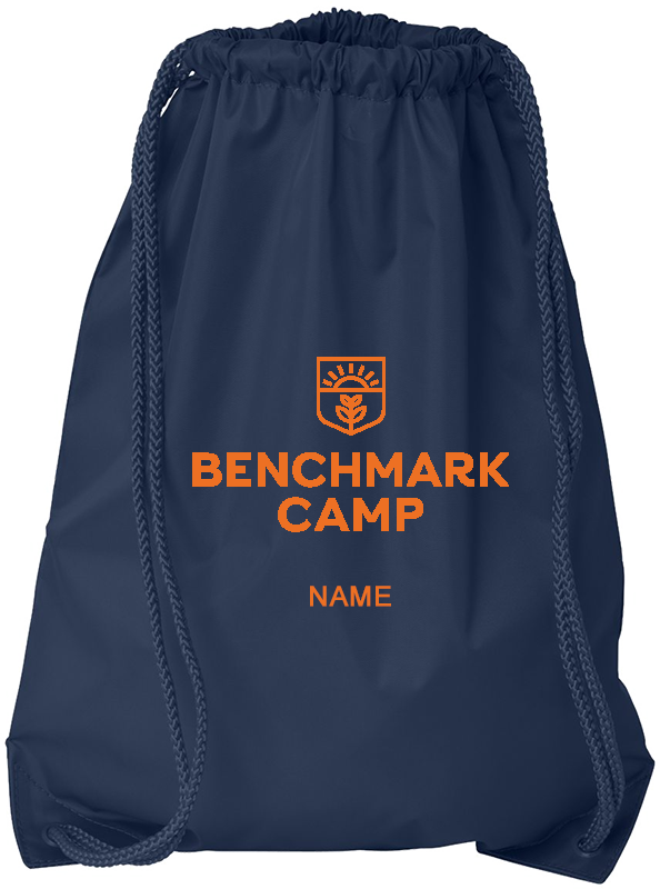 Benchmark Camp Drawstring Pack -NAVY