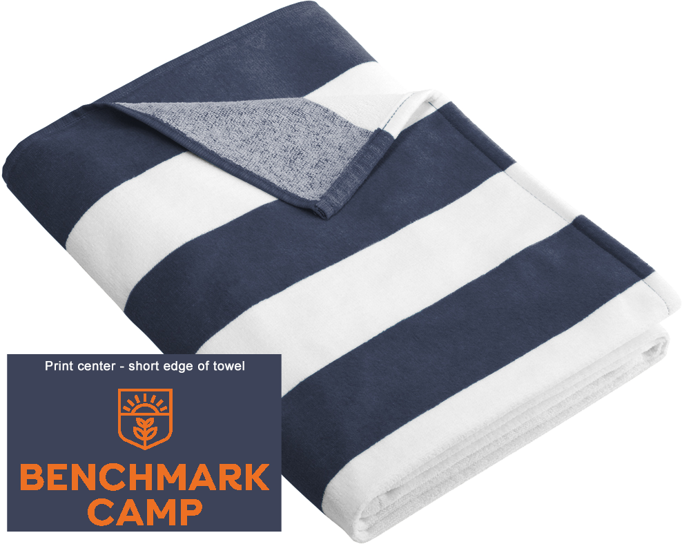 Benchmark Camp Towel -NAVY