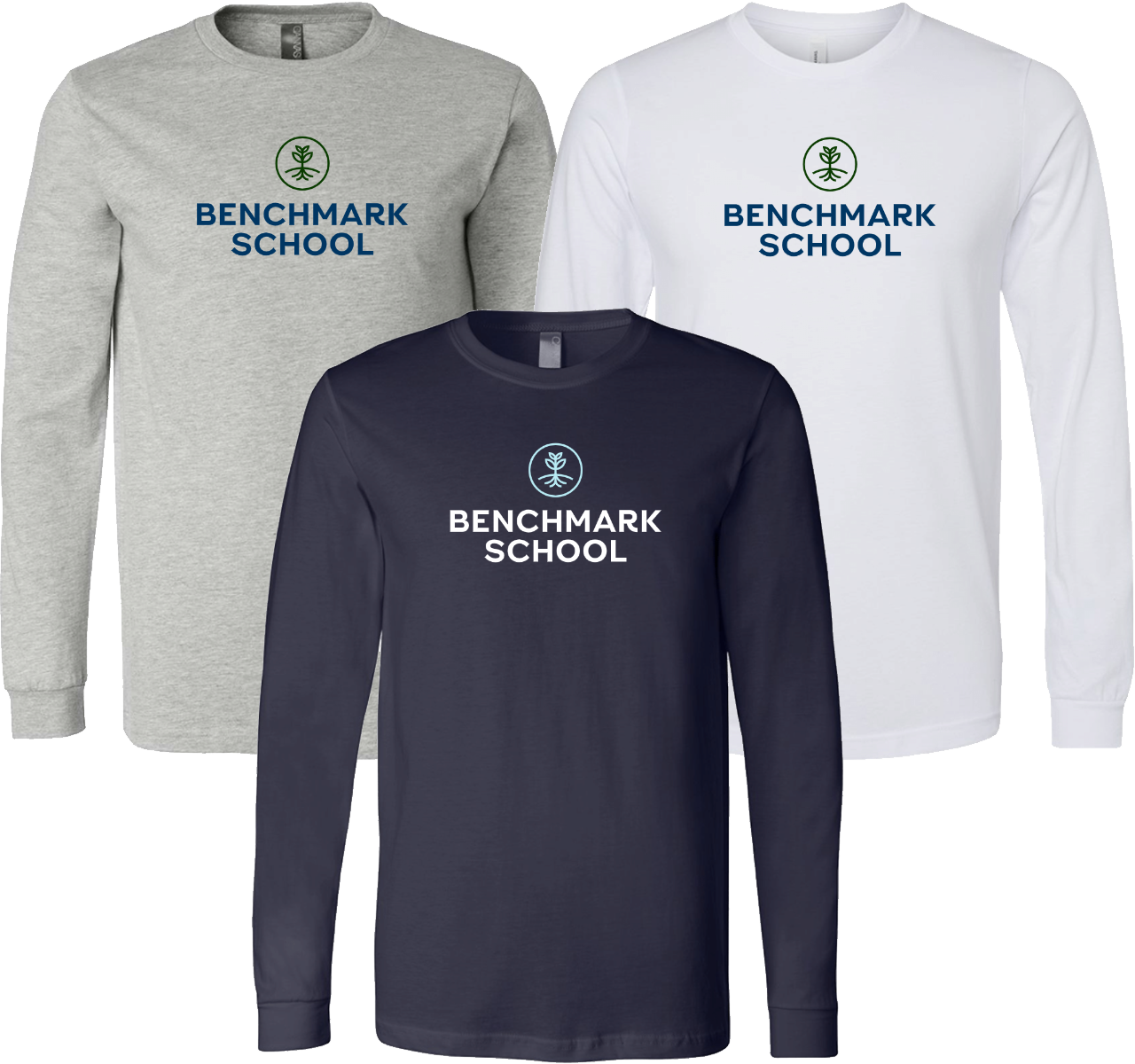 Benchmark School Ring Spun L/S T-Shirt