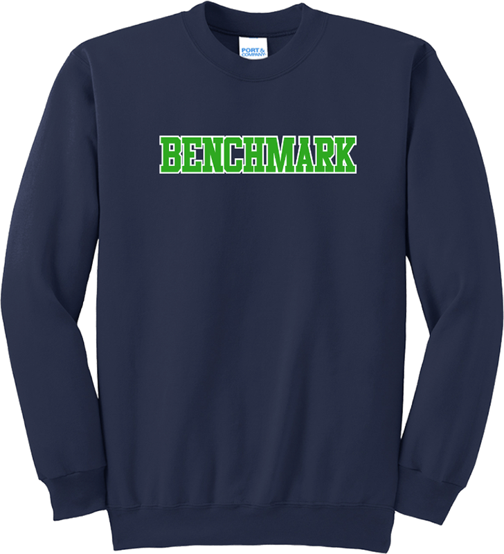 Benchmark School Crewneck Sweatshirt -NAVY
