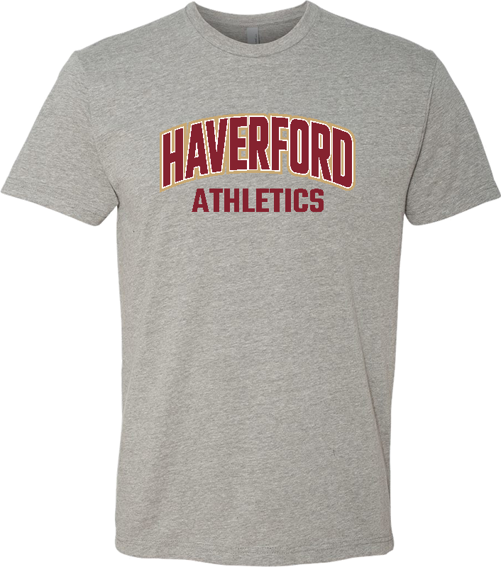 The Haverford School Custom Unisex CVC T-Shirt -DARK HEATHER GREY