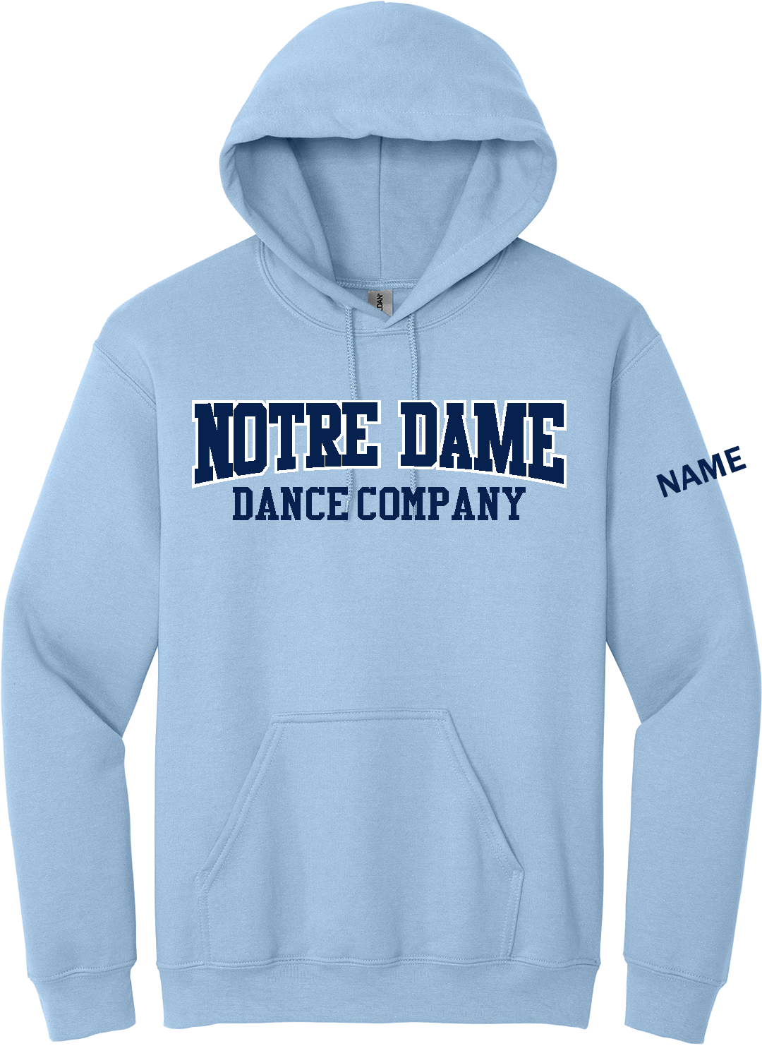 NDDC Applique Hoodie -LIGHT BLUE