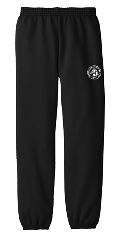 PCC Elastic Cuff Sweatpants -BLACK