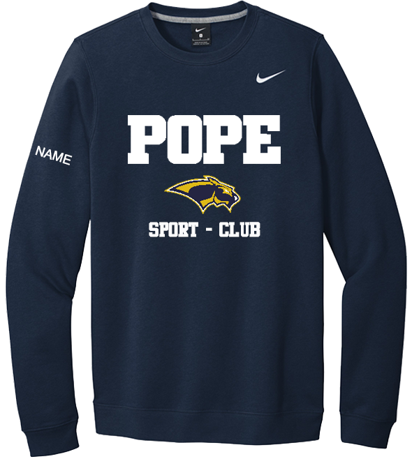  POPE Nike Club Fleece Crewneck