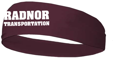 Radnor Transportation Wide Headband -MAROON