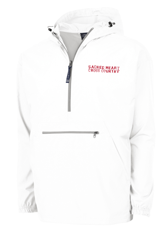 SHAXC Charles River Pack-N-Go Pullover -WHITE