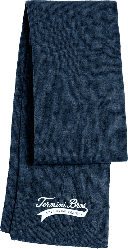 Termini Port & Company Knitted Scarf -Navy