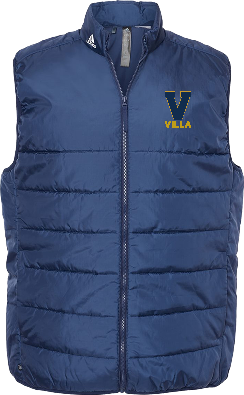 Villa Academy Adidas Puffer Vest -Team Navy Blue