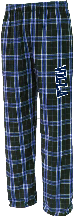 VMA Flannel Pants -BLACK/ROYAL