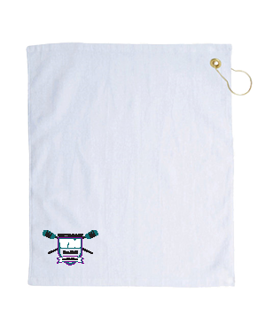 WBC Golf Towel with Grommet -WHITE