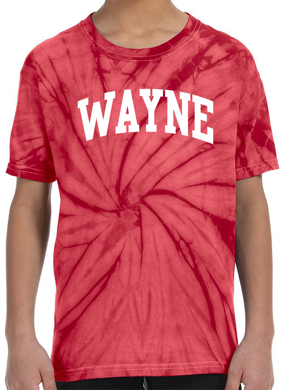 WES  Red Tie-Dye T-Shirt -SPIDER RED